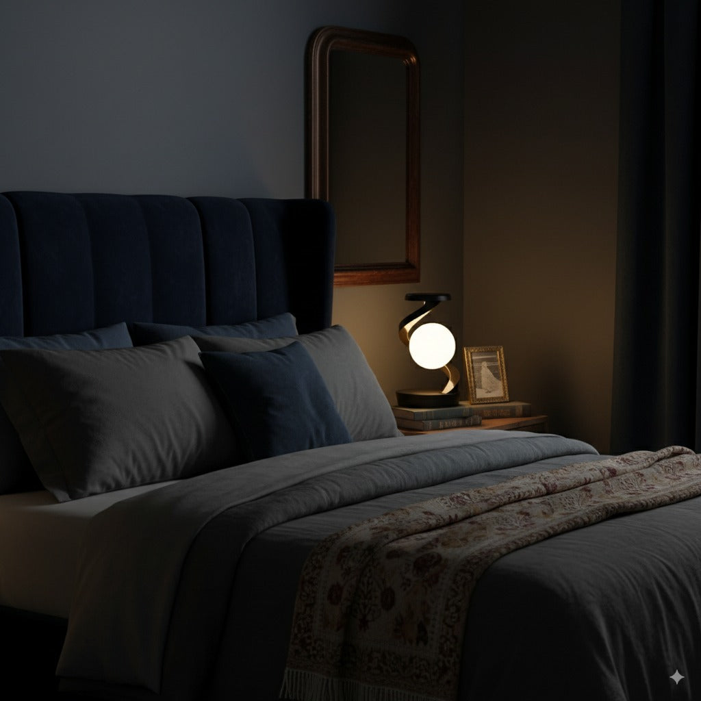 Celestial Vortex Moon Lamp w/ Wireless charging + Touch Control