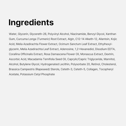 Medicube Kojic Acid & Turmeric Mask